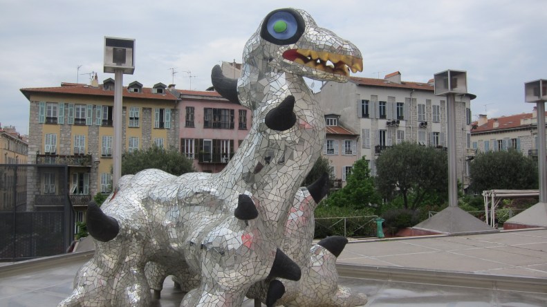 among the visitors this spring - cousin of Godzilla.